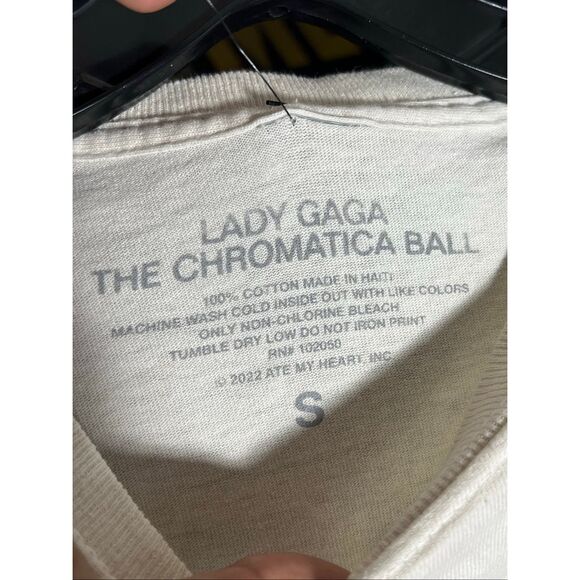 Lady Gaga Chromatic Ball Double Sided Tour Tee - Picture 3 of 3